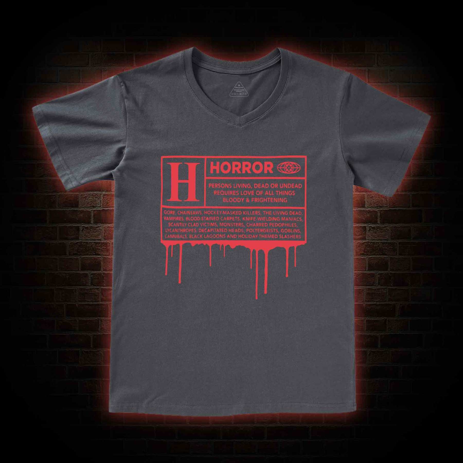 Horror Rating V-Neck Classic T-Shirt