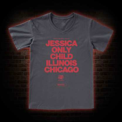 Jessica Only Child V-Neck Classic T-Shirt