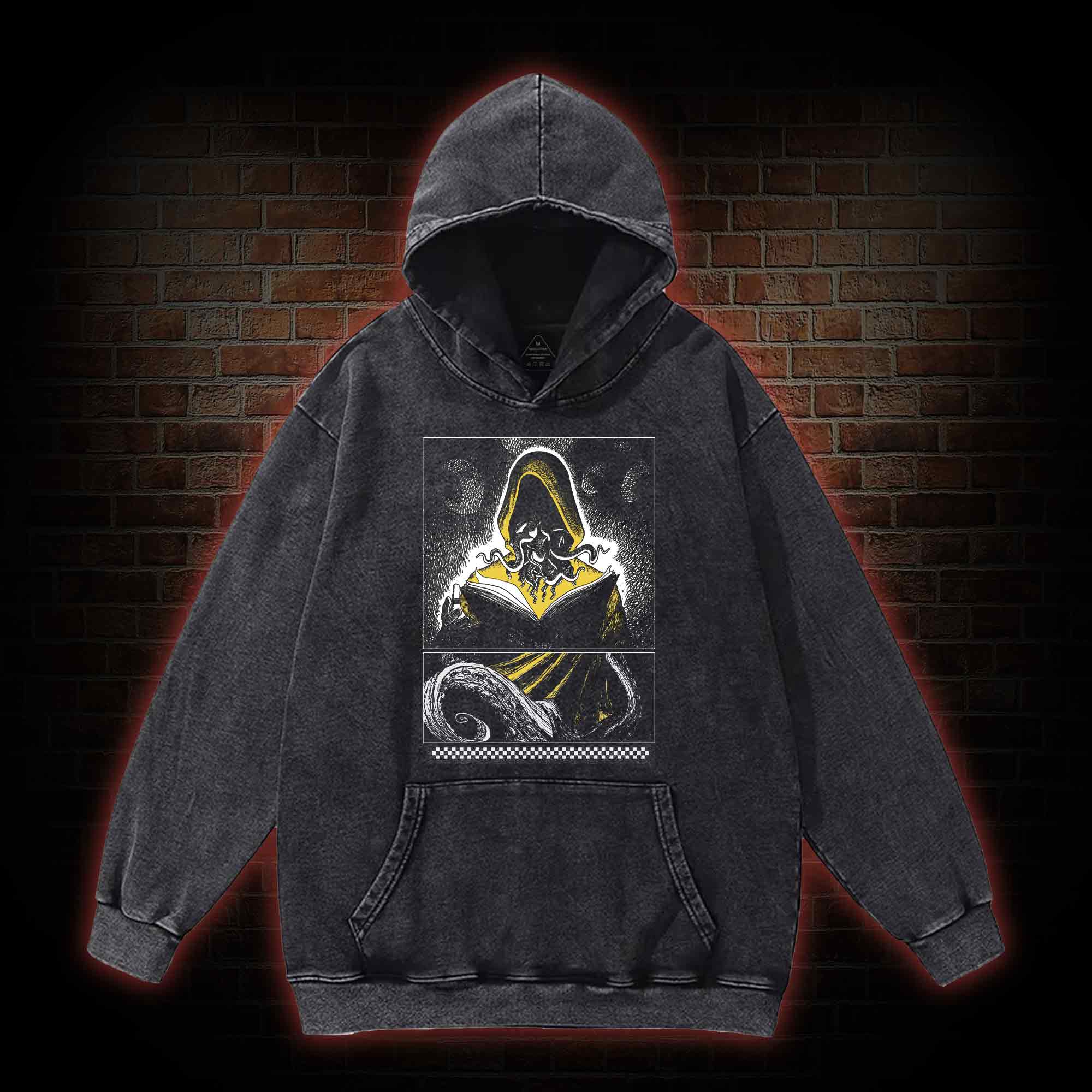 Yellow Sign Washed Hoodie