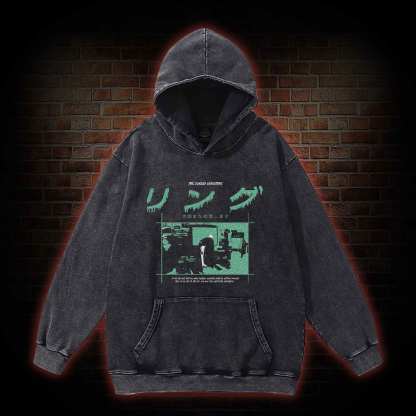Cursed Videotape Washed Hoodie