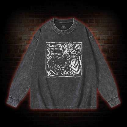 Aren't You Awed by Creation Washed Long-Sleeve T-shirt