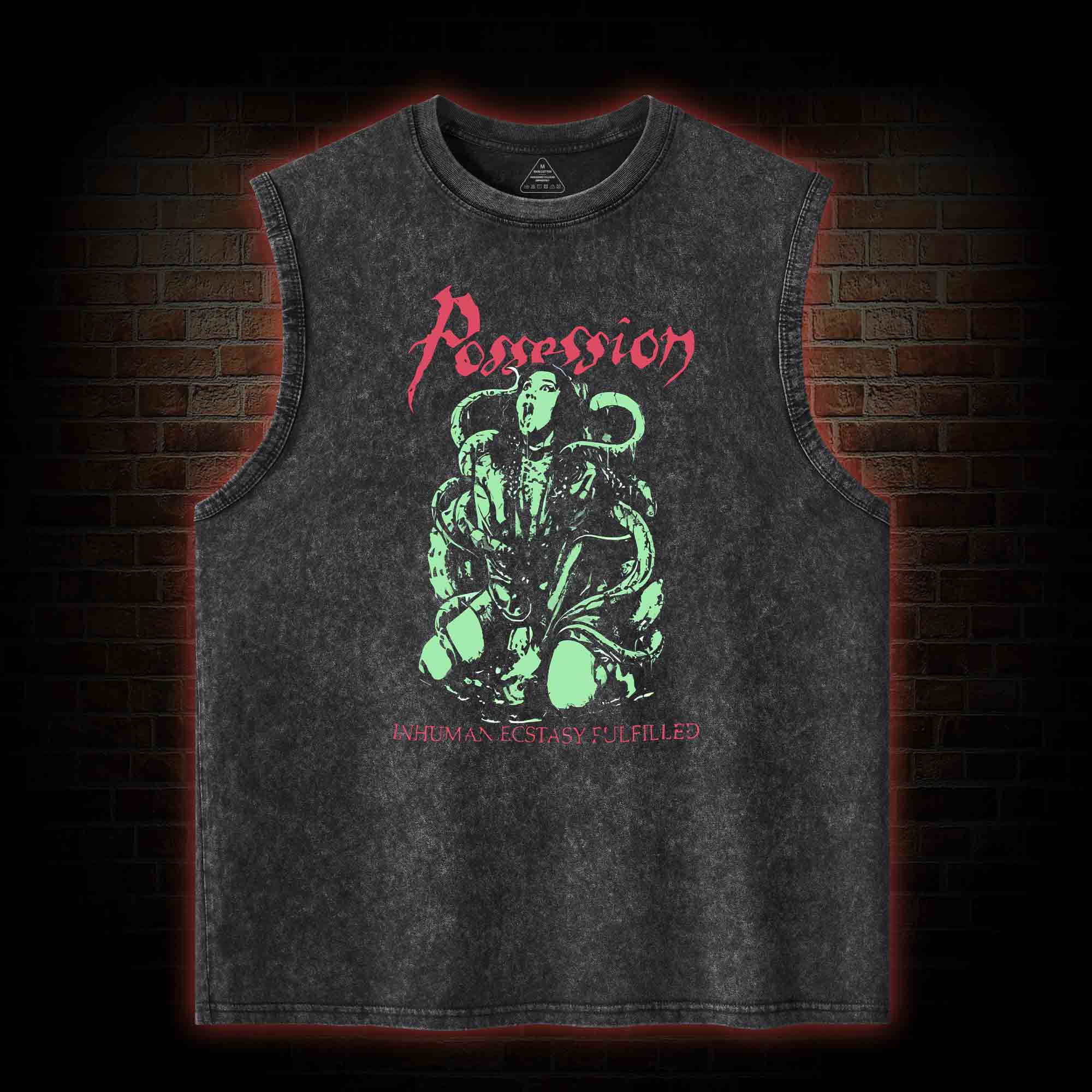 Inhuman Ecstasy Fulfilled Washed Tank Top