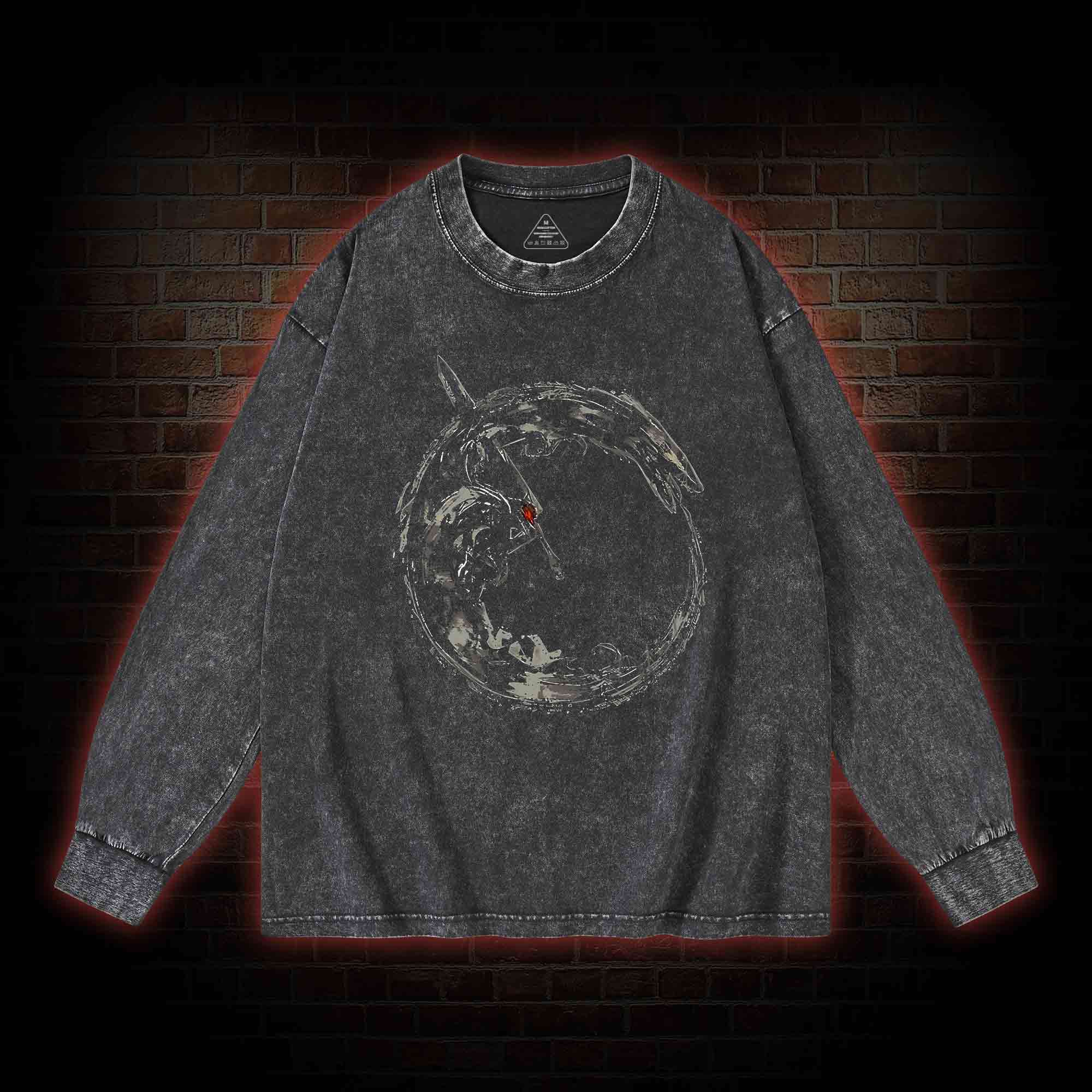 Ouroboros Washed Long-Sleeve T-shirt