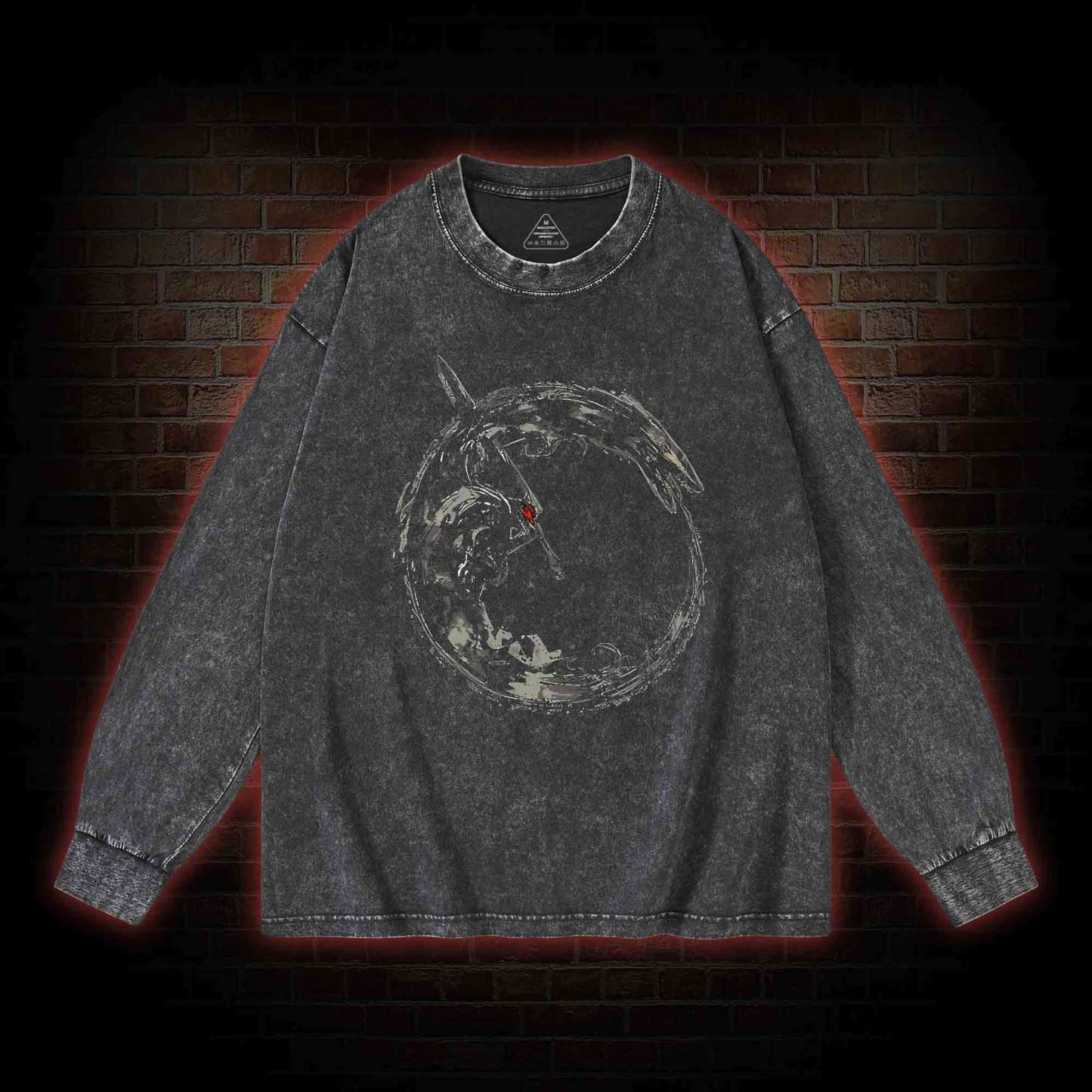 Ouroboros Washed Long-Sleeve T-shirt