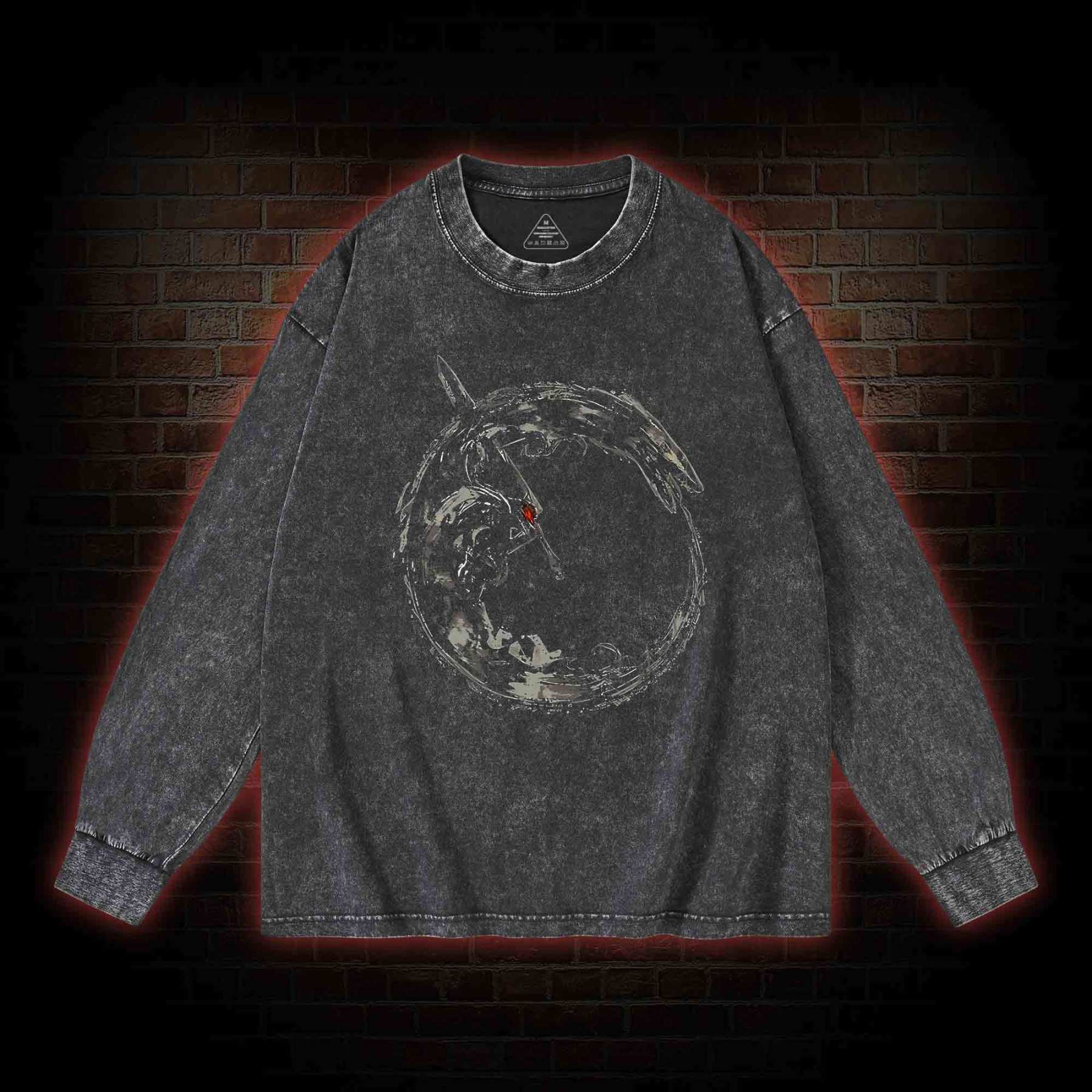 Ouroboros Washed Long-Sleeve T-shirt