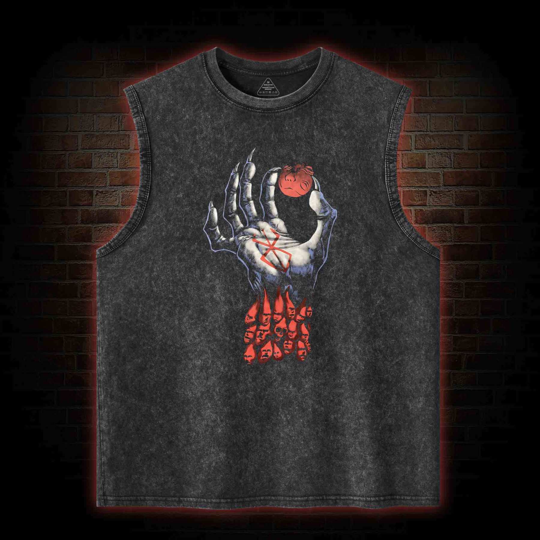 Spiritual Stone Objects Washed Tank Top