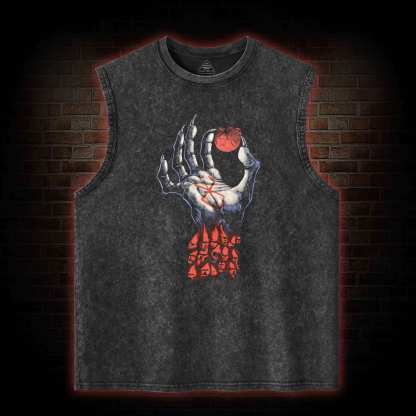 Spiritual Stone Objects Washed Tank Top