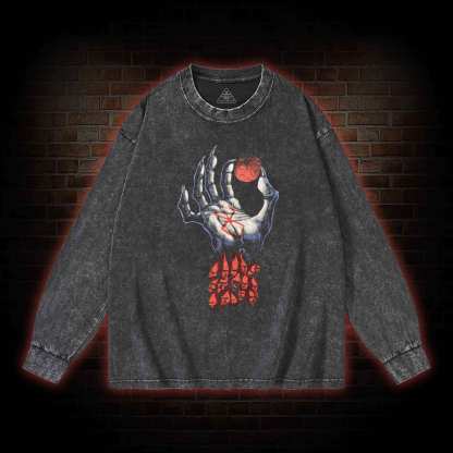 Spiritual Stone Objects Washed Long-Sleeve T-shirt