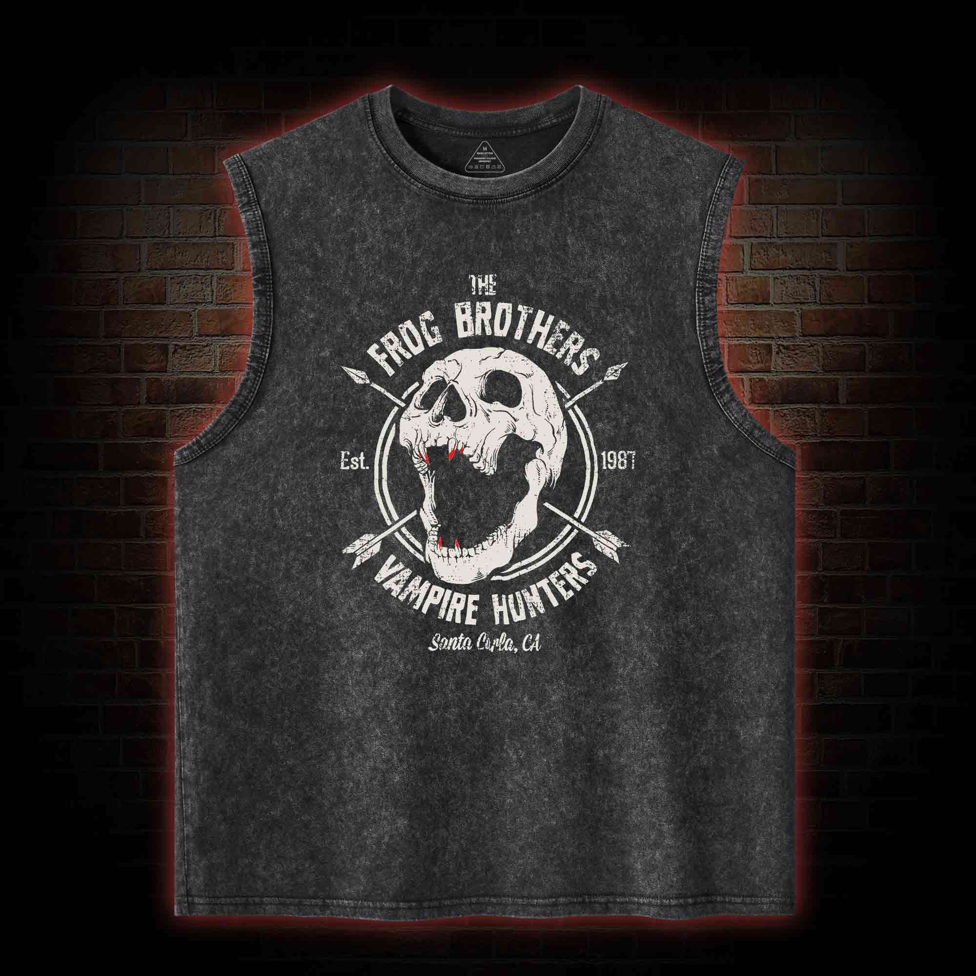 Vampire Hunters Washed Tank Top