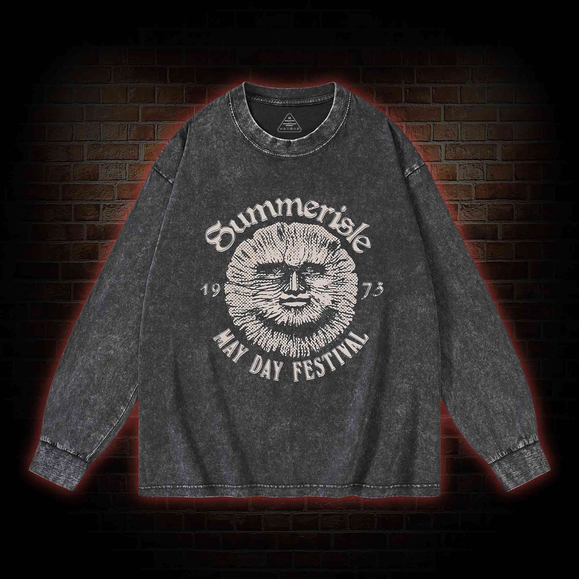 May Day Festival Washed Long-Sleeve T-shirt