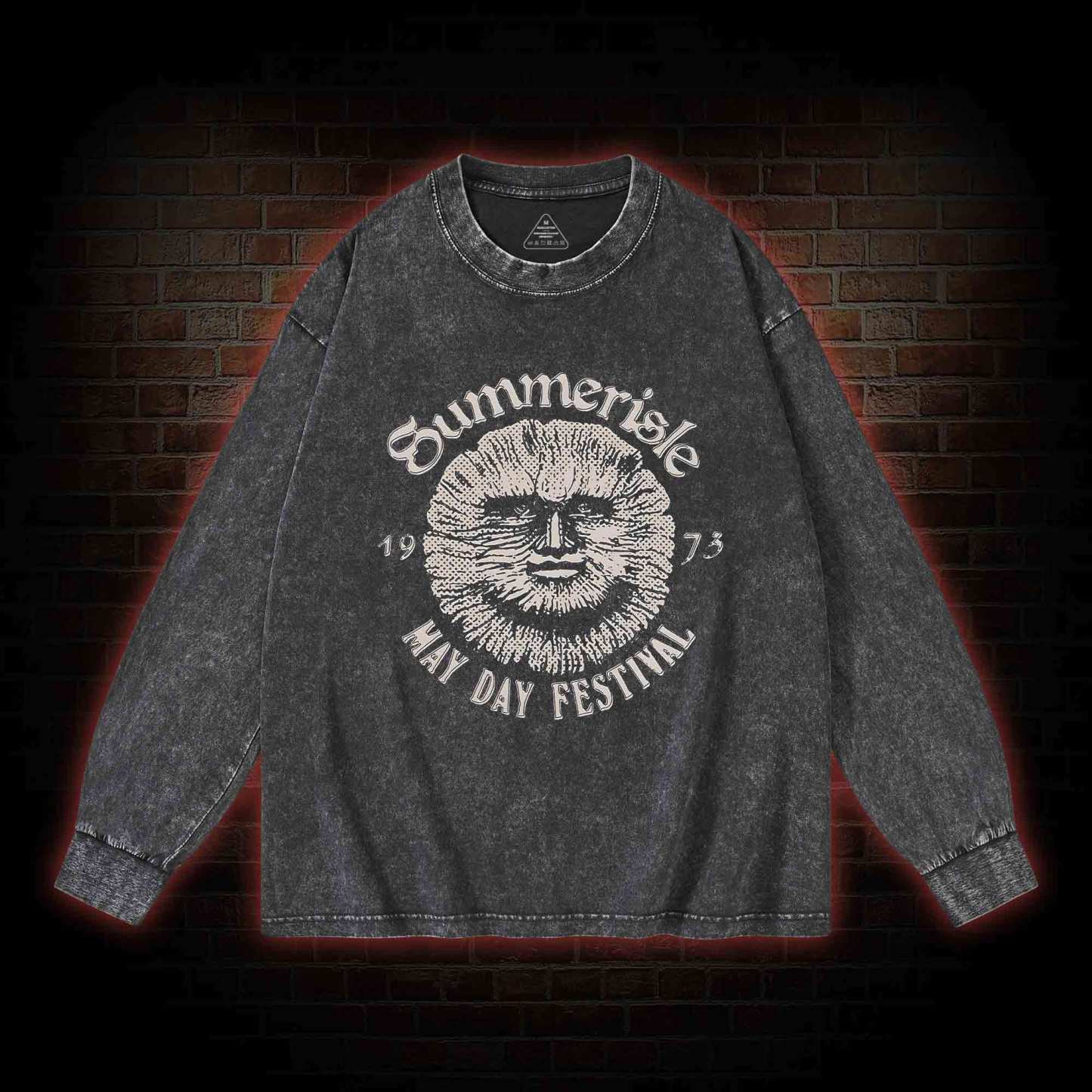 May Day Festival Washed Long-Sleeve T-shirt