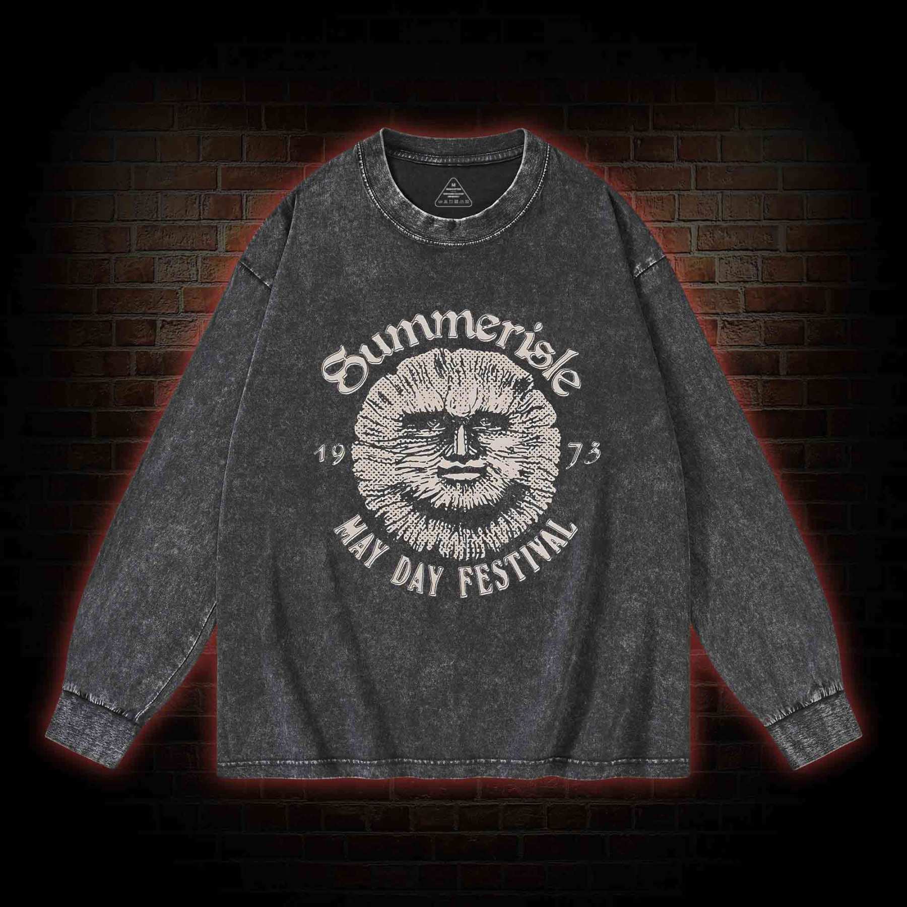 May Day Festival Washed Long-Sleeve T-shirt