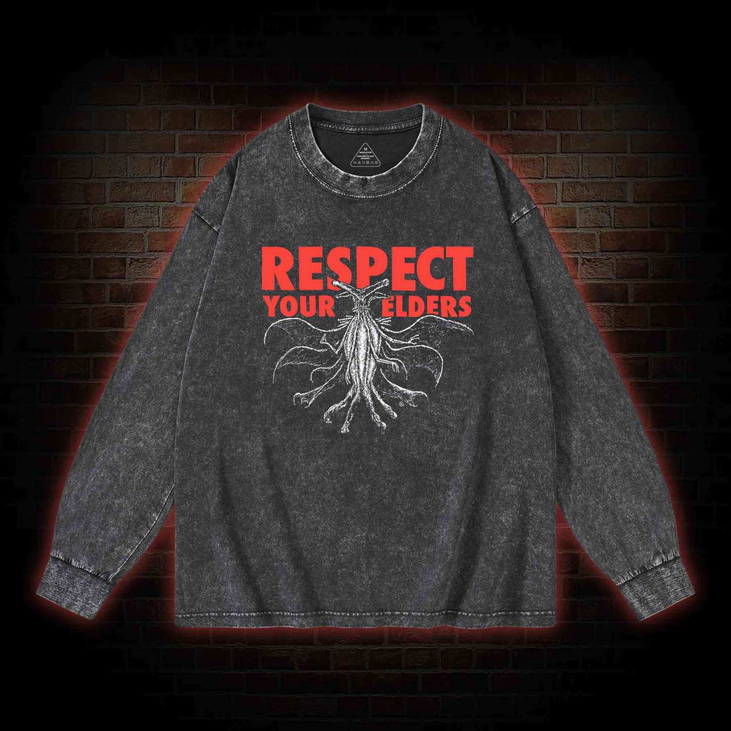 Respect Your Elders Washed Long-Sleeve T-shirt