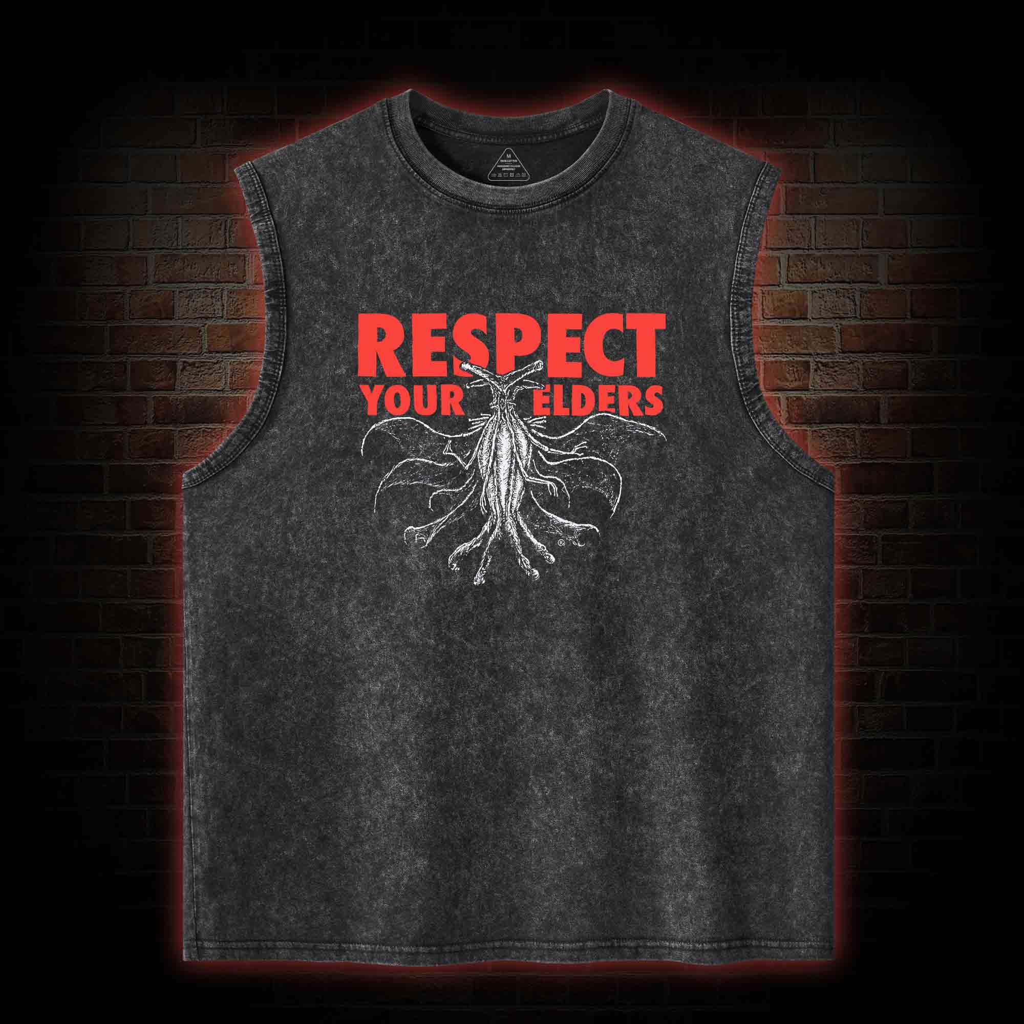 Respect Your Elders Washed Tank Top