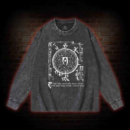 Mysterium Washed Long-Sleeve T-shirt