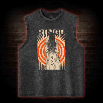 You Will Die in Seven Days Washed Tank Top