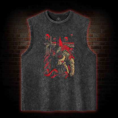 Dark Warrior Washed Tank Top