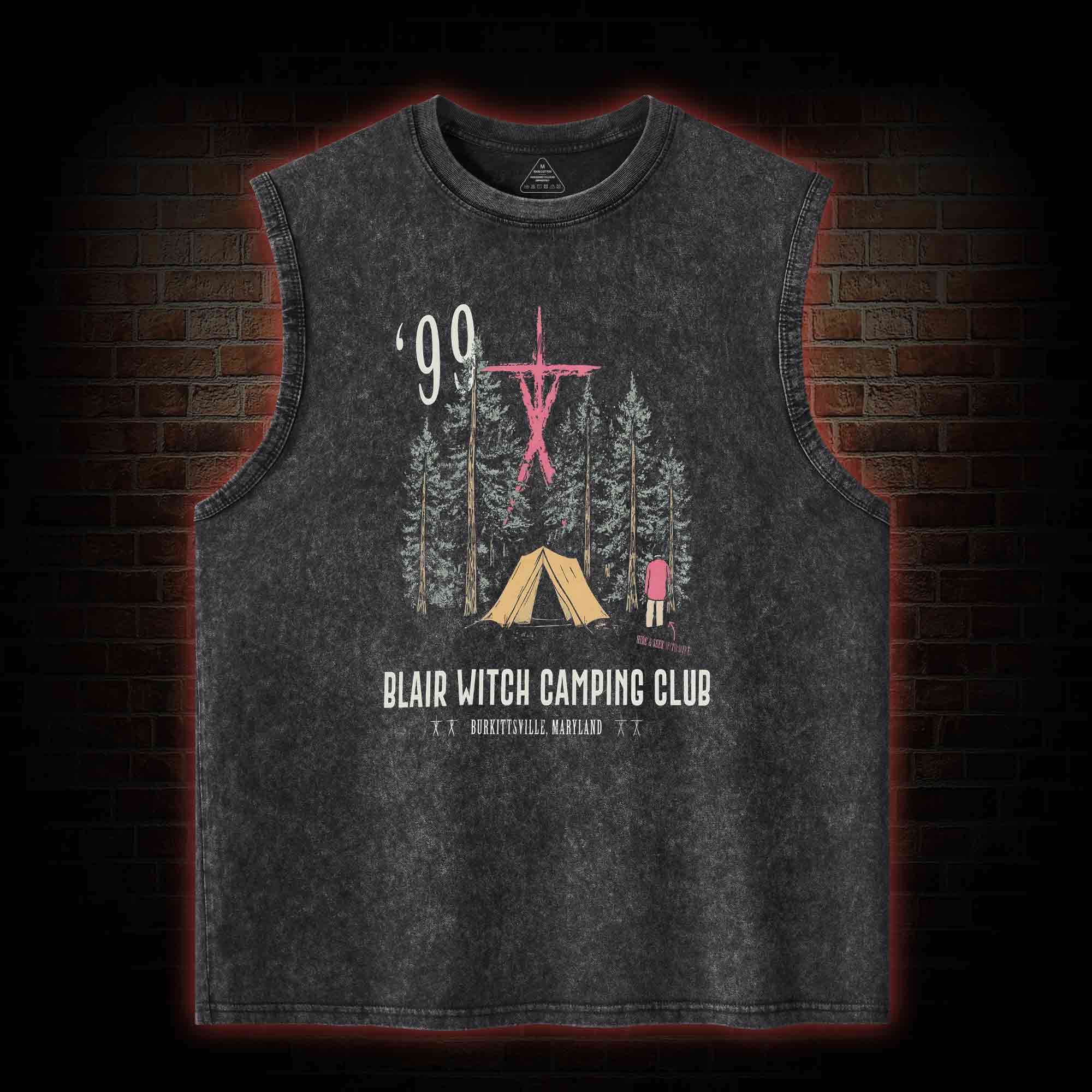 Witch Camping Washed Tank Top