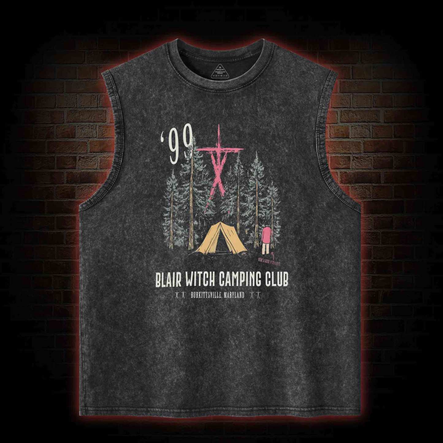 Witch Camping Washed Tank Top