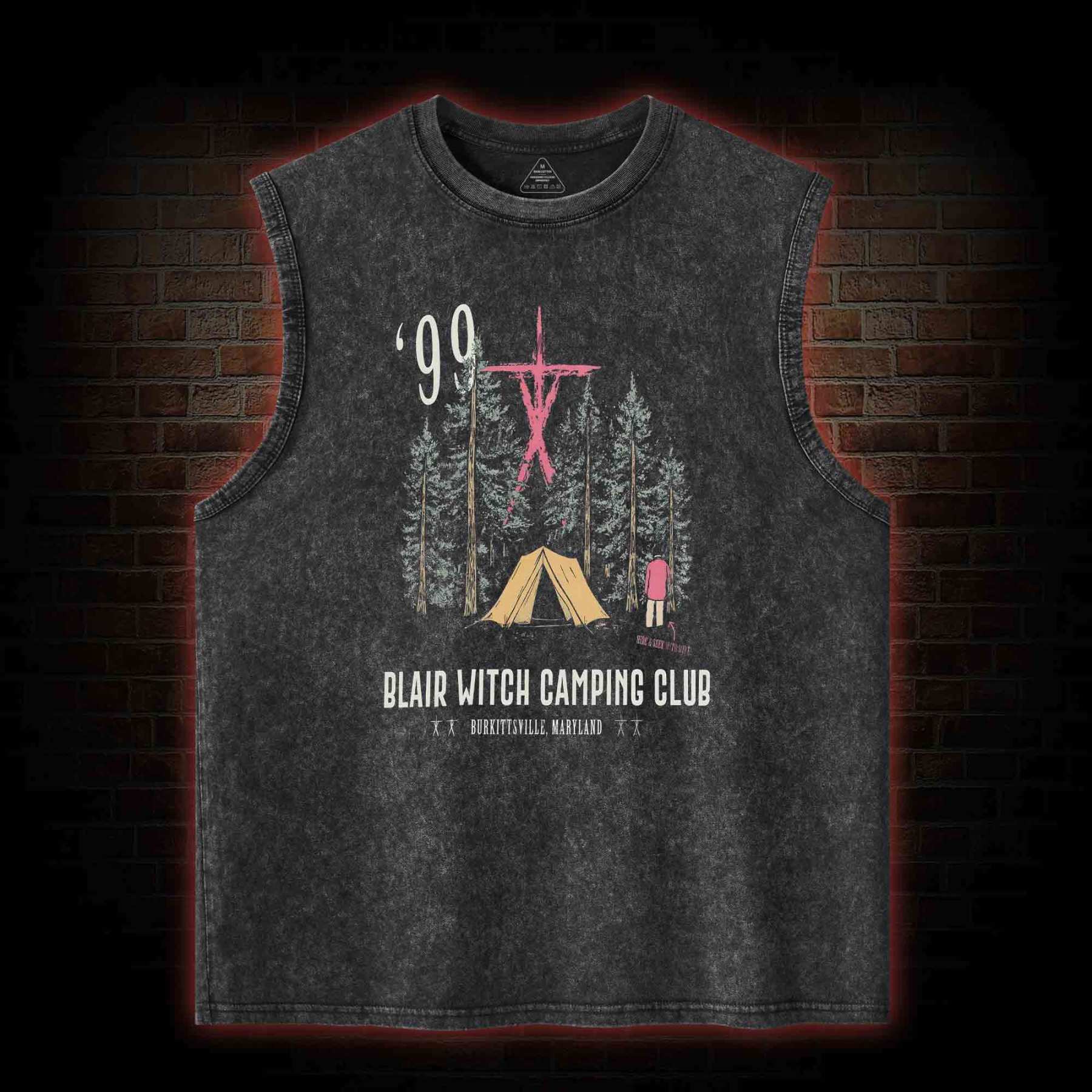 Witch Camping Washed Tank Top