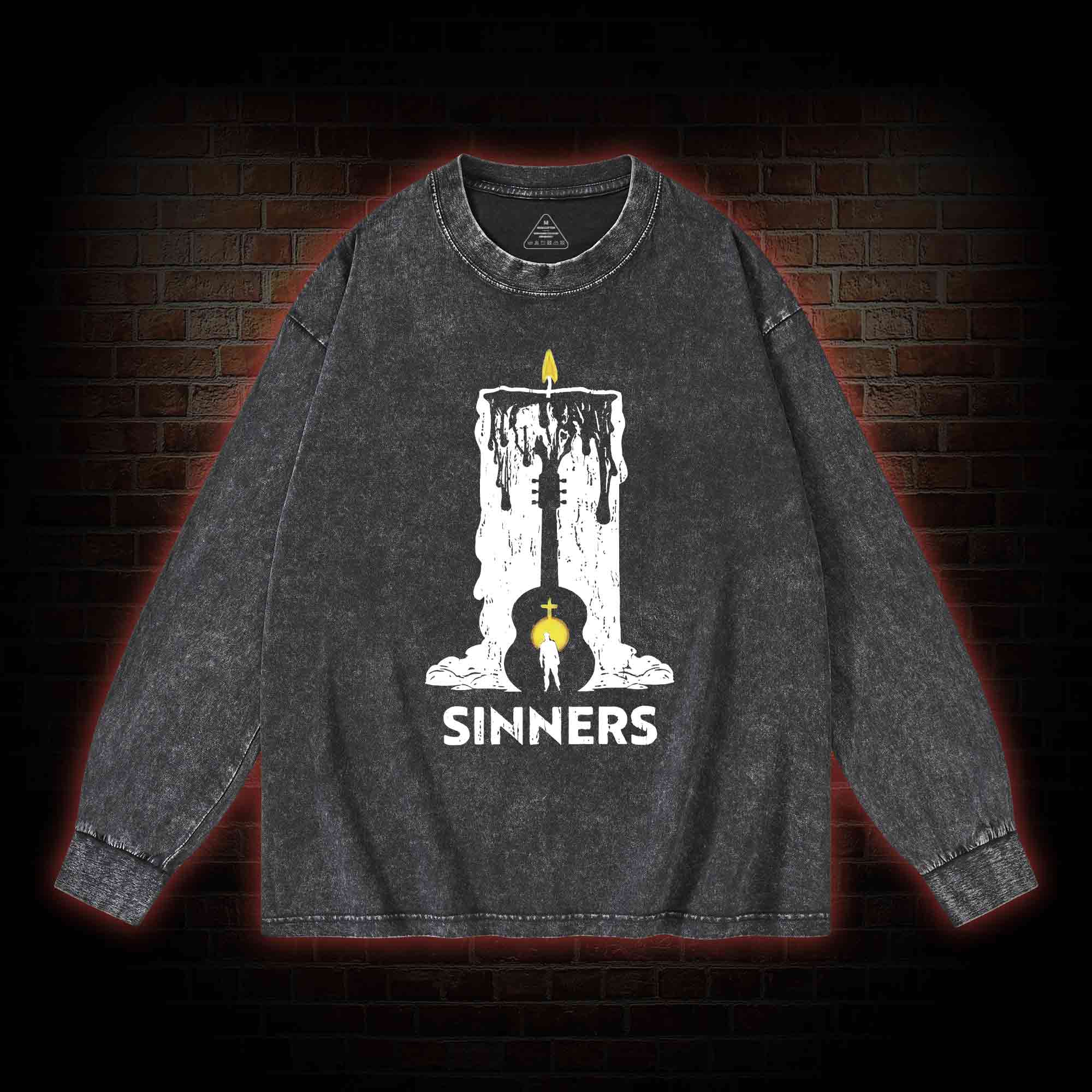 We Rule the Night Washed Long-Sleeve T-shirt