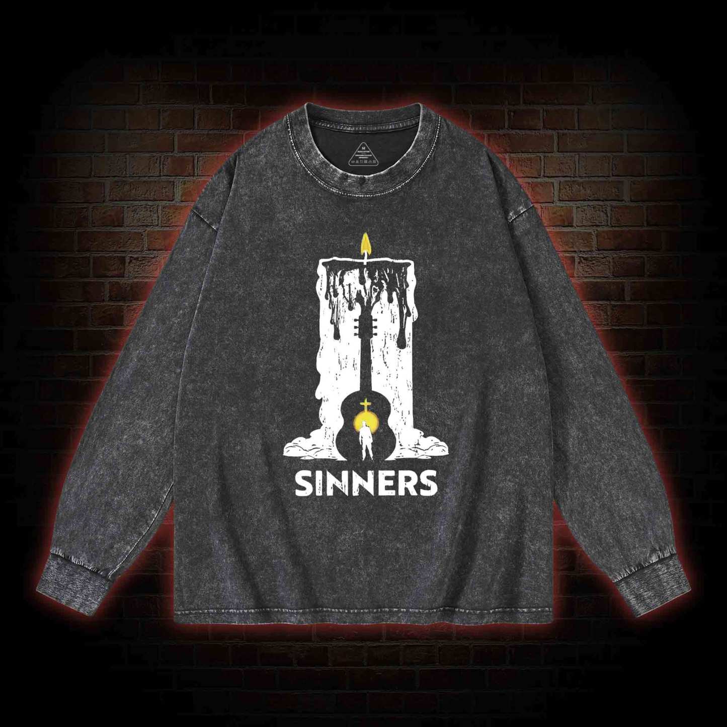 We Rule the Night Washed Long-Sleeve T-shirt