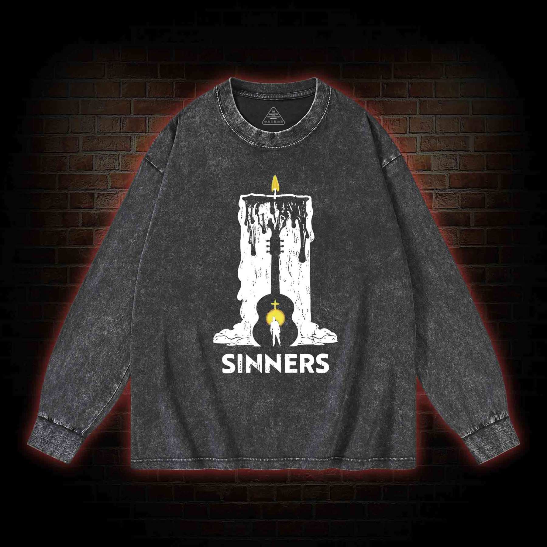 We Rule the Night Washed Long-Sleeve T-shirt