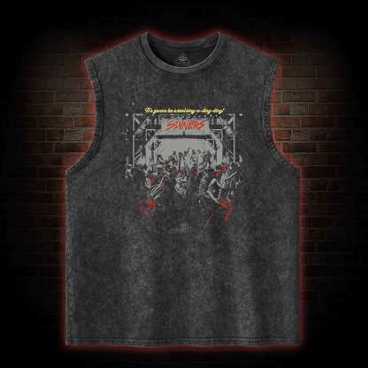 It's Gonna be Real Ring-a-ding-ding Washed Tank Top