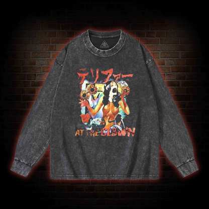 The Clown Slasher Washed Long-Sleeve T-shirt