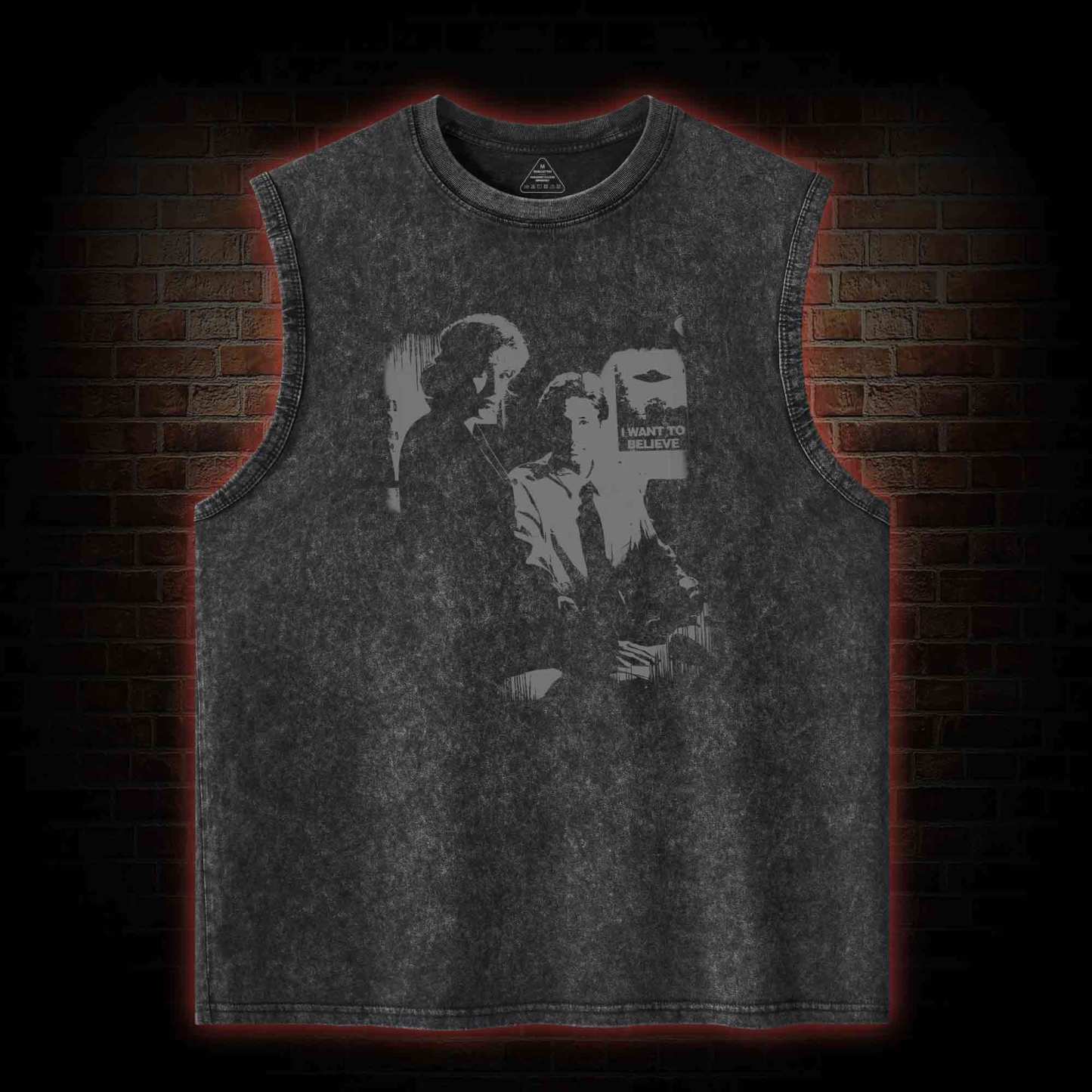 I Want to Believe Washed Tank Top