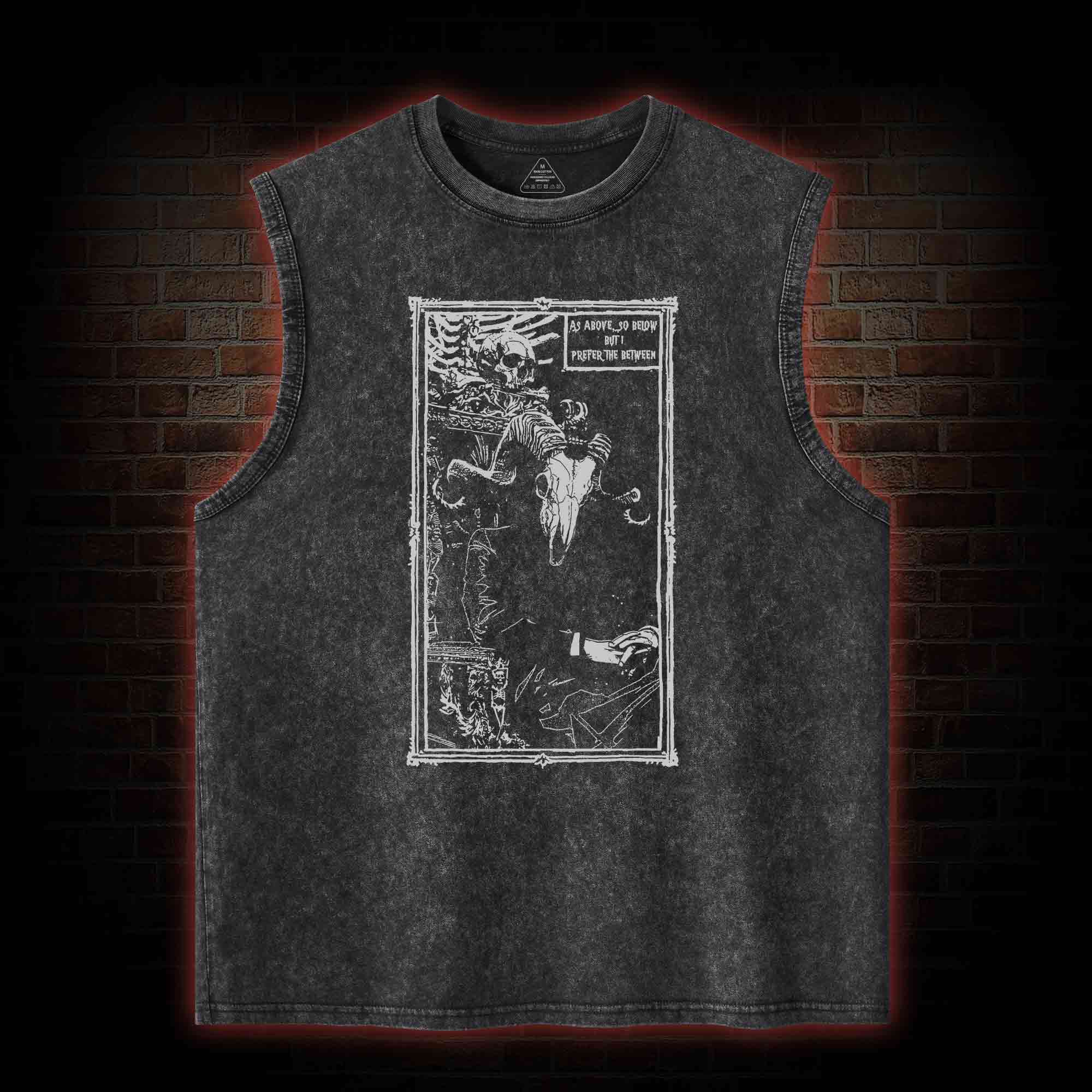 Rule in Hell Washed Tank Top