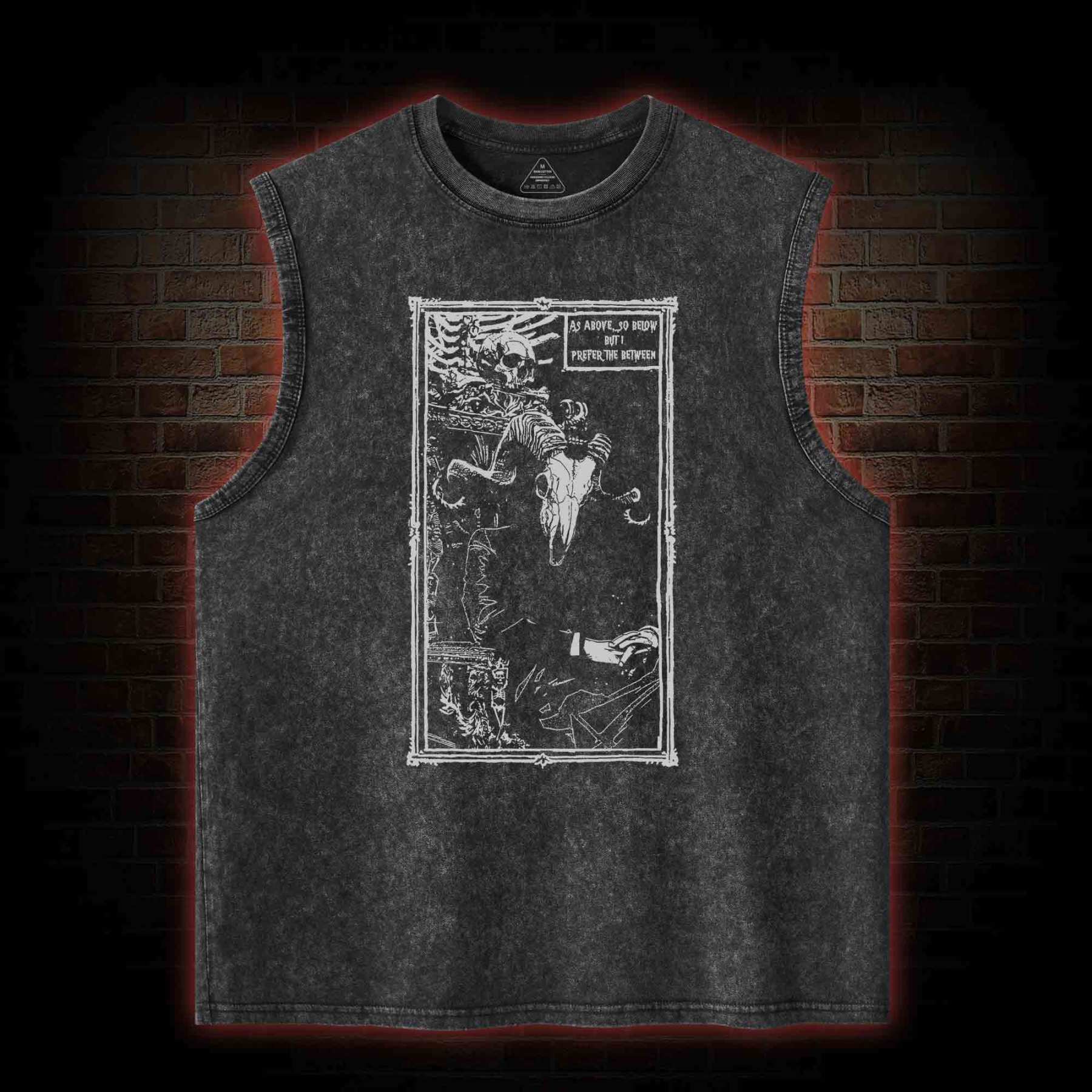 Rule in Hell Washed Tank Top