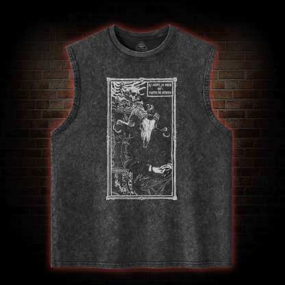 Rule in Hell Washed Tank Top