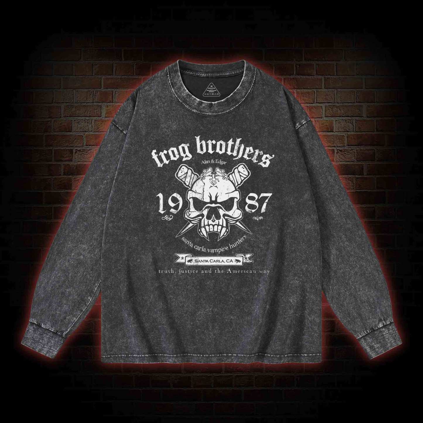 Frog Brothers Washed Long-Sleeve T-shirt