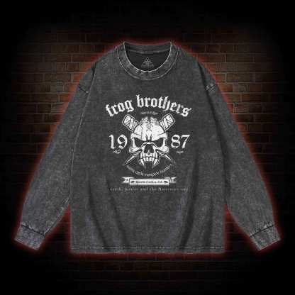 Frog Brothers Washed Long-Sleeve T-shirt