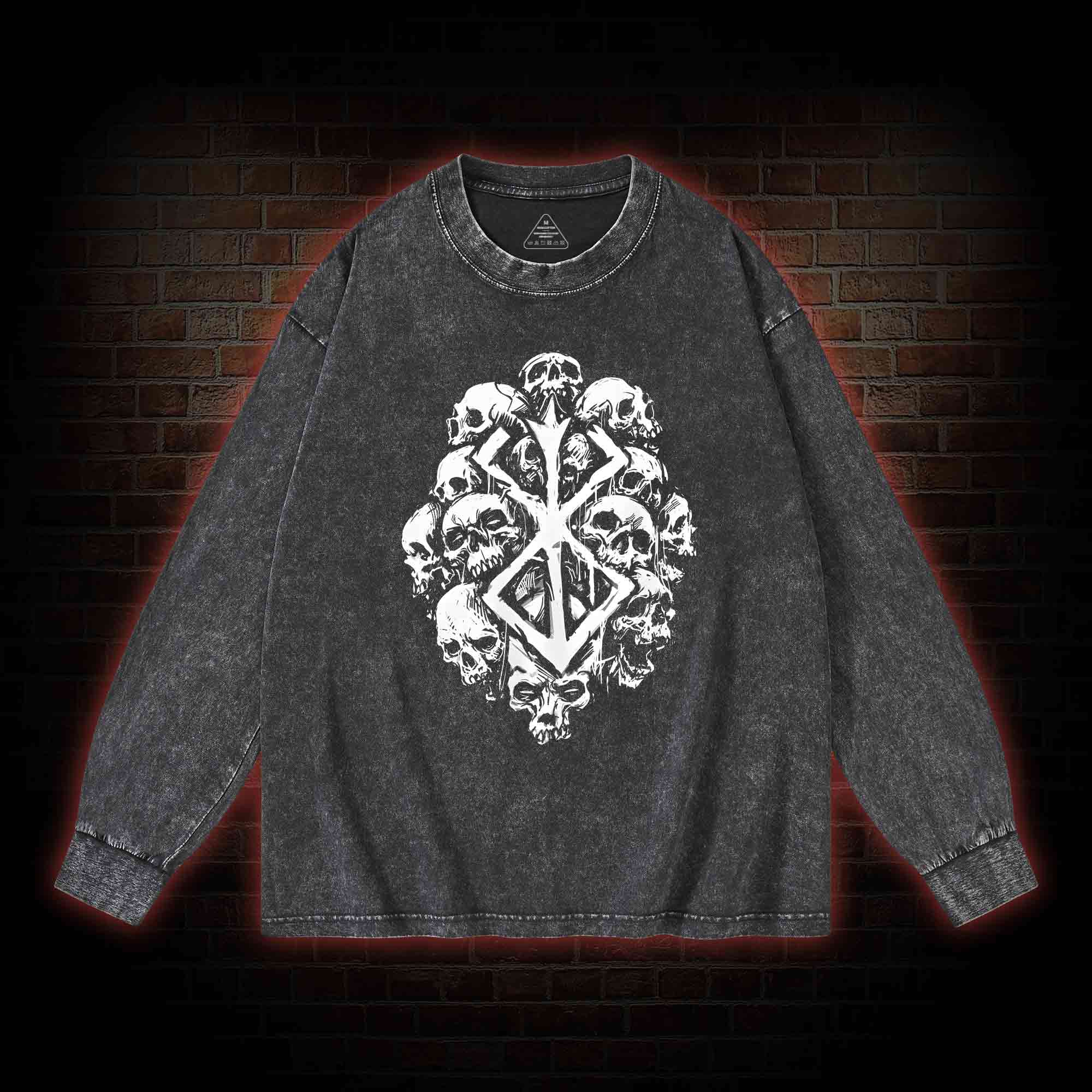 Struggle Keep Struggling Washed Long-Sleeve T-shirt