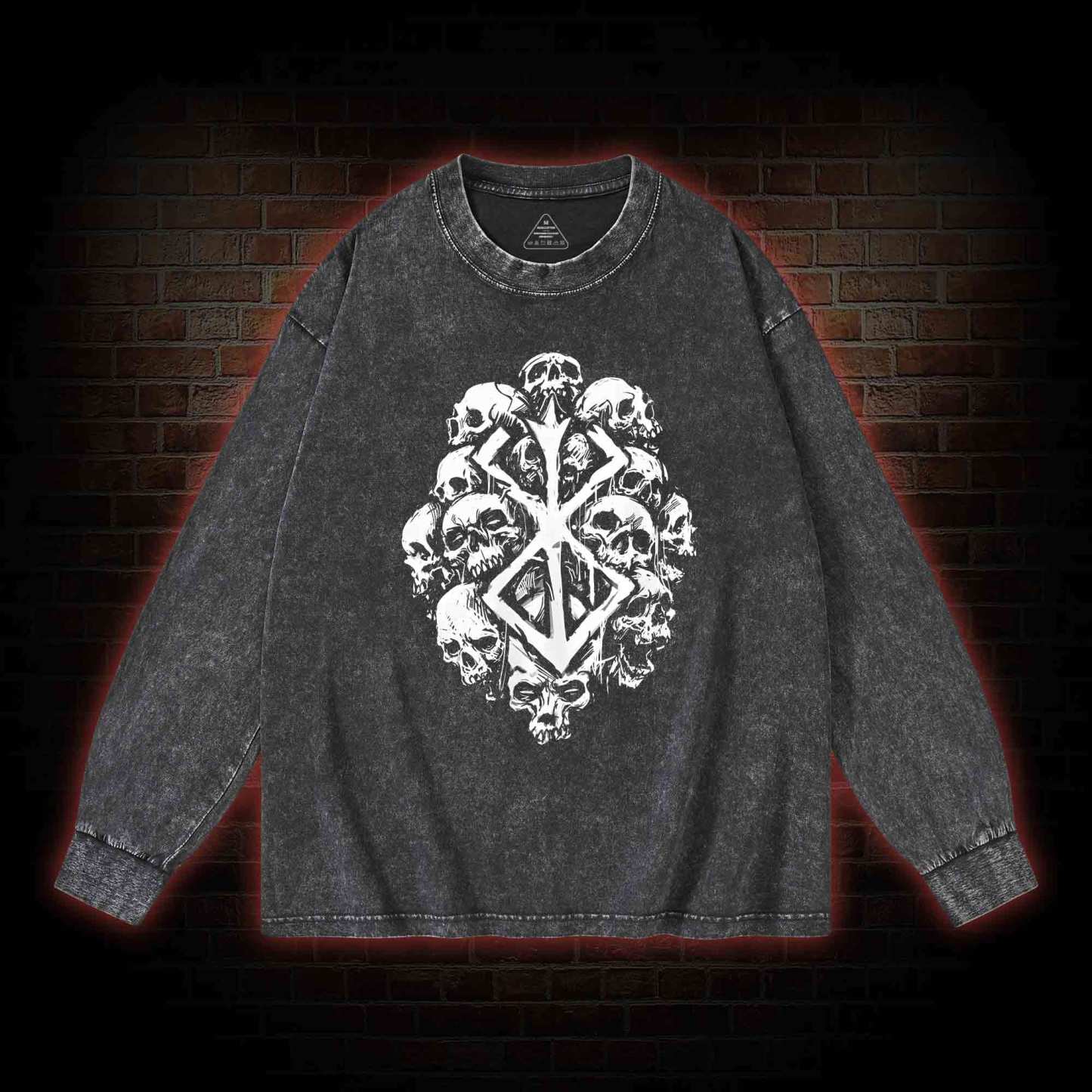 Struggle Keep Struggling Washed Long-Sleeve T-shirt