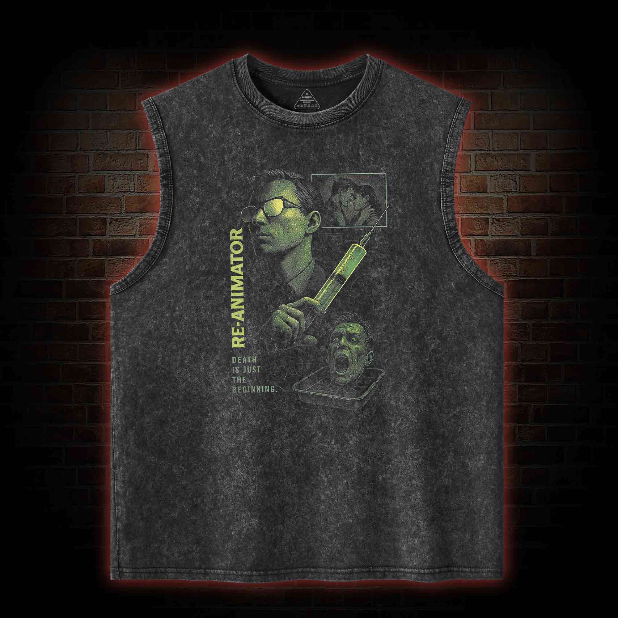 Death is Just The Begin Washed Tank Top