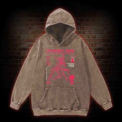 Maidenless Warrior Washed Hoodie