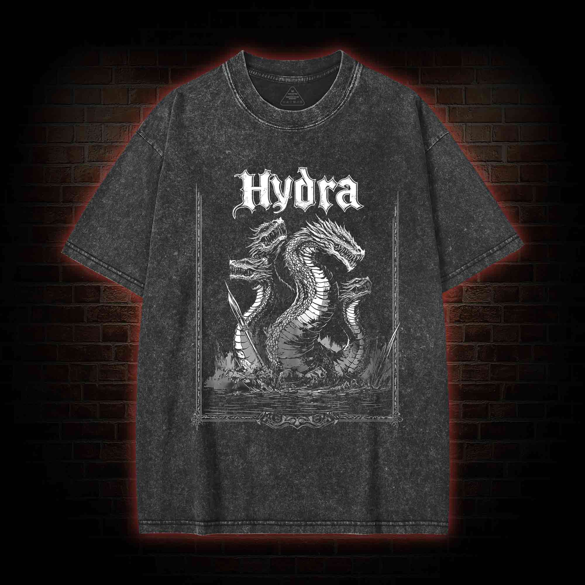 Lernaean Hydra Hades Washed T-shirt