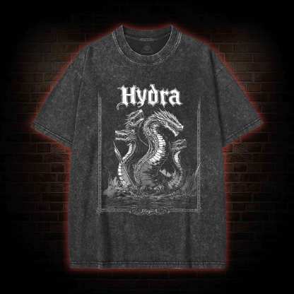 Lernaean Hydra Hades Washed T-shirt