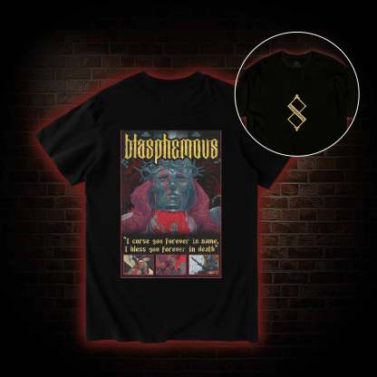 I Bless You Forever in Death Back Print T-Shirt