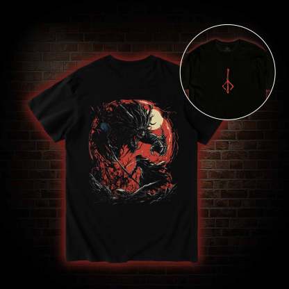 Blood Beast Back Print T-Shirt