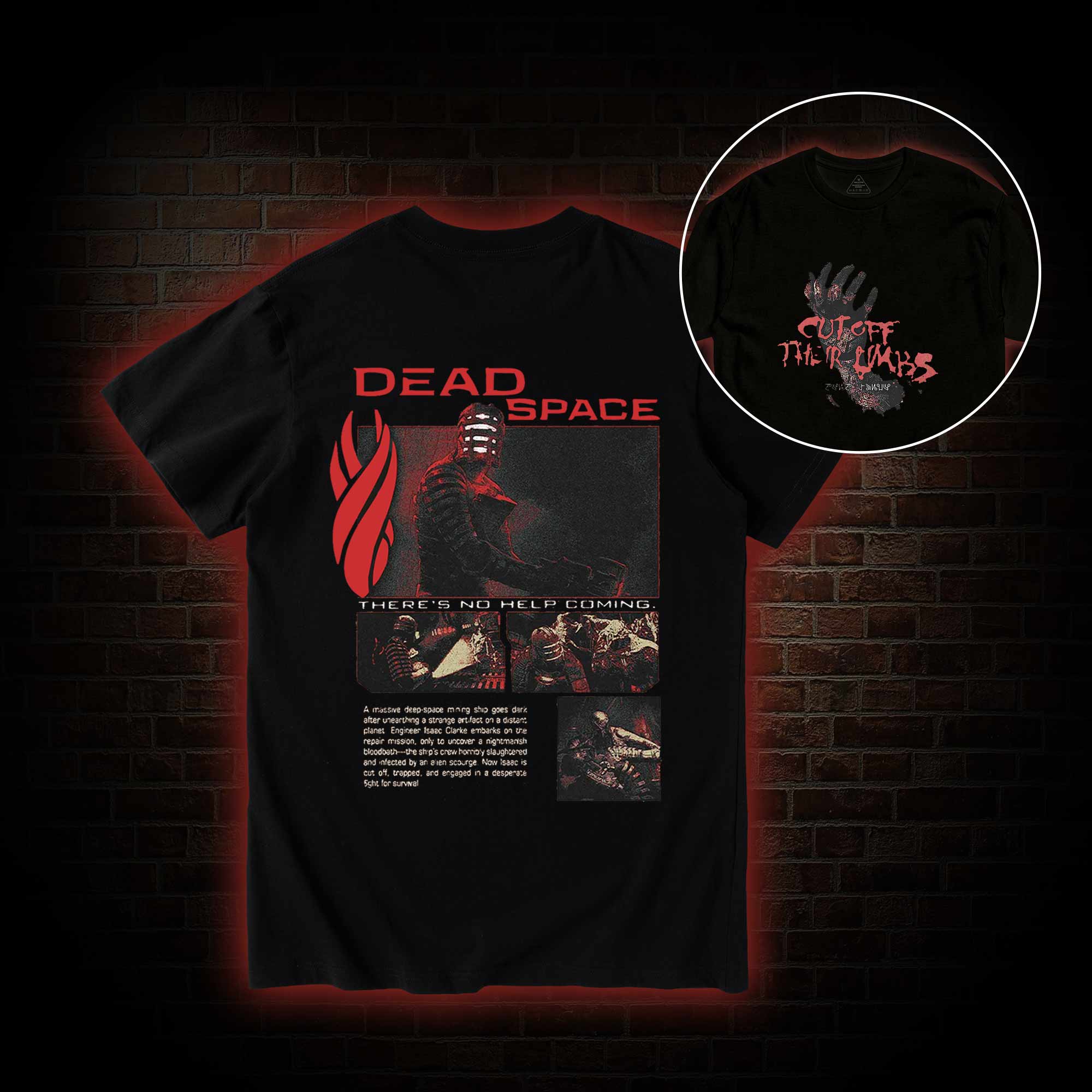 There's No Help Coming Back Print T-Shirt