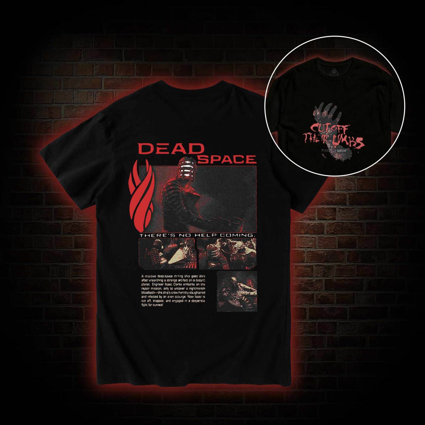 There's No Help Coming Back Print T-Shirt