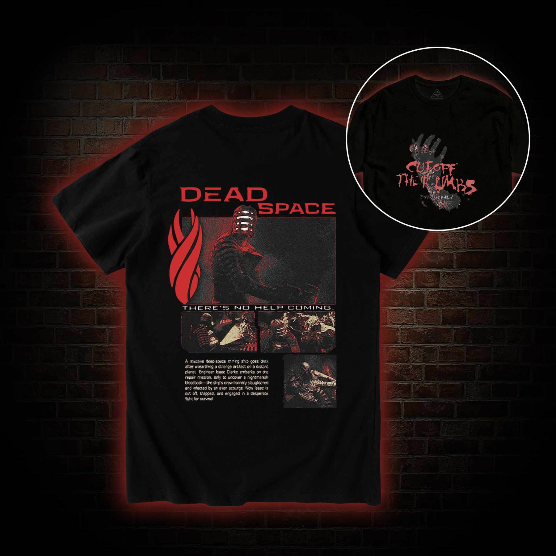 There's No Help Coming Back Print T-Shirt