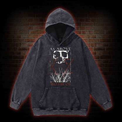 As About So Below Horror Washed Hoodie
