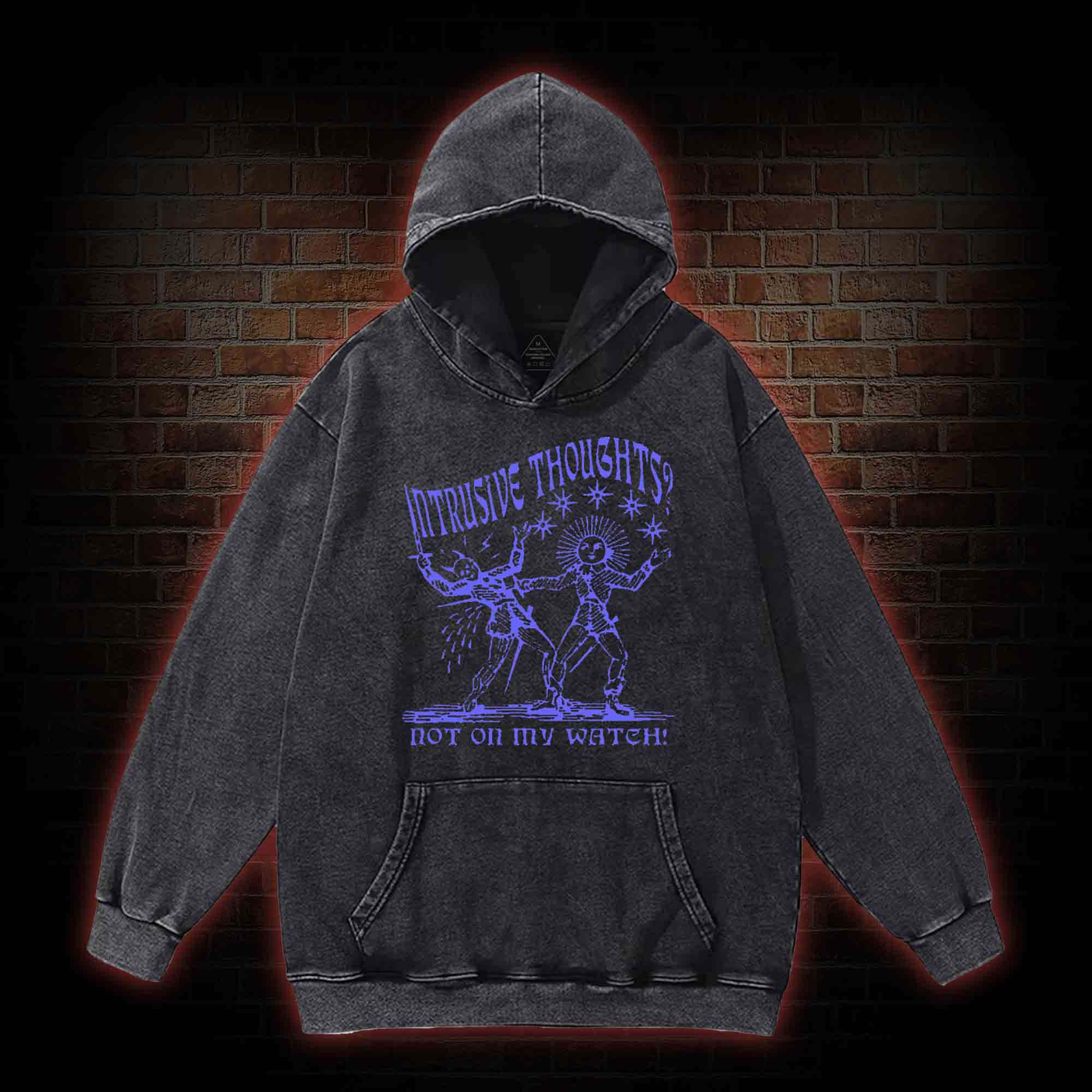 Intrusive Thoughts Washed Hoodie