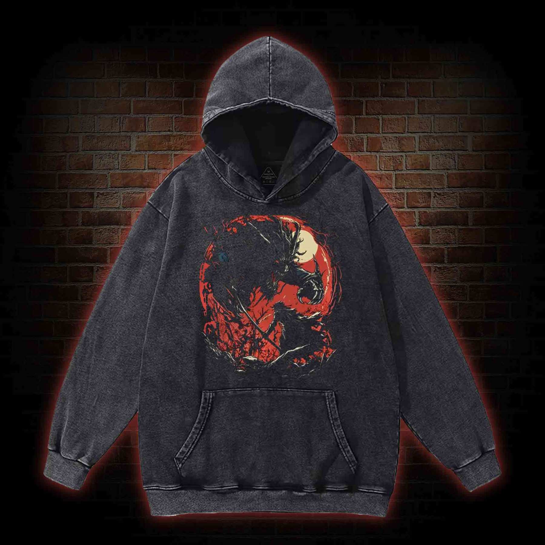 Blood Beast Washed Hoodie