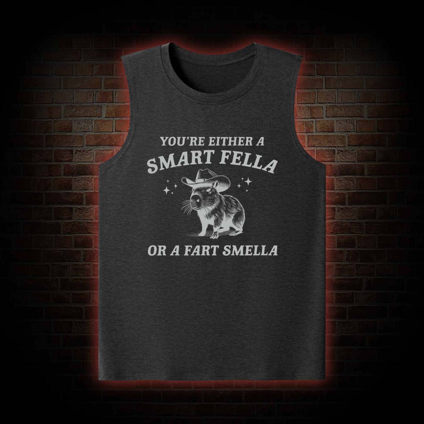 Smart Fella Or Fart Smella Tank Top
